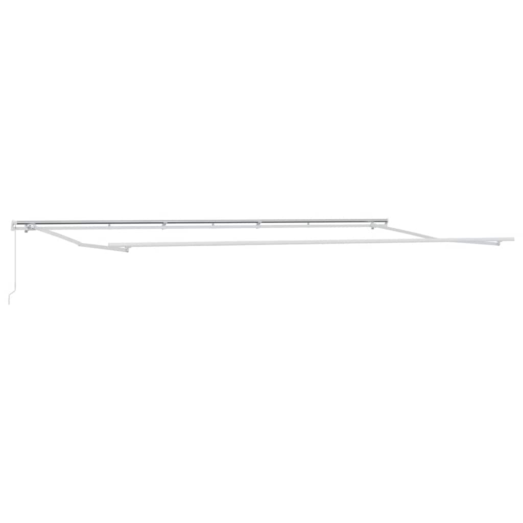 Manuell uttrekkbar markise burgunder 600x300 cm