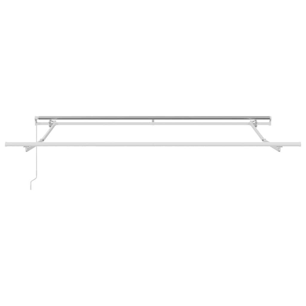 Manuell uttrekkbar markise burgunder 300x250 cm vidaXL
