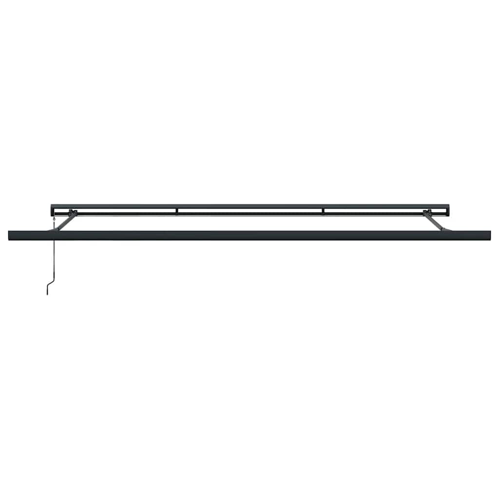 Manuell uttrekkbar markise burgunder 450x300 cm