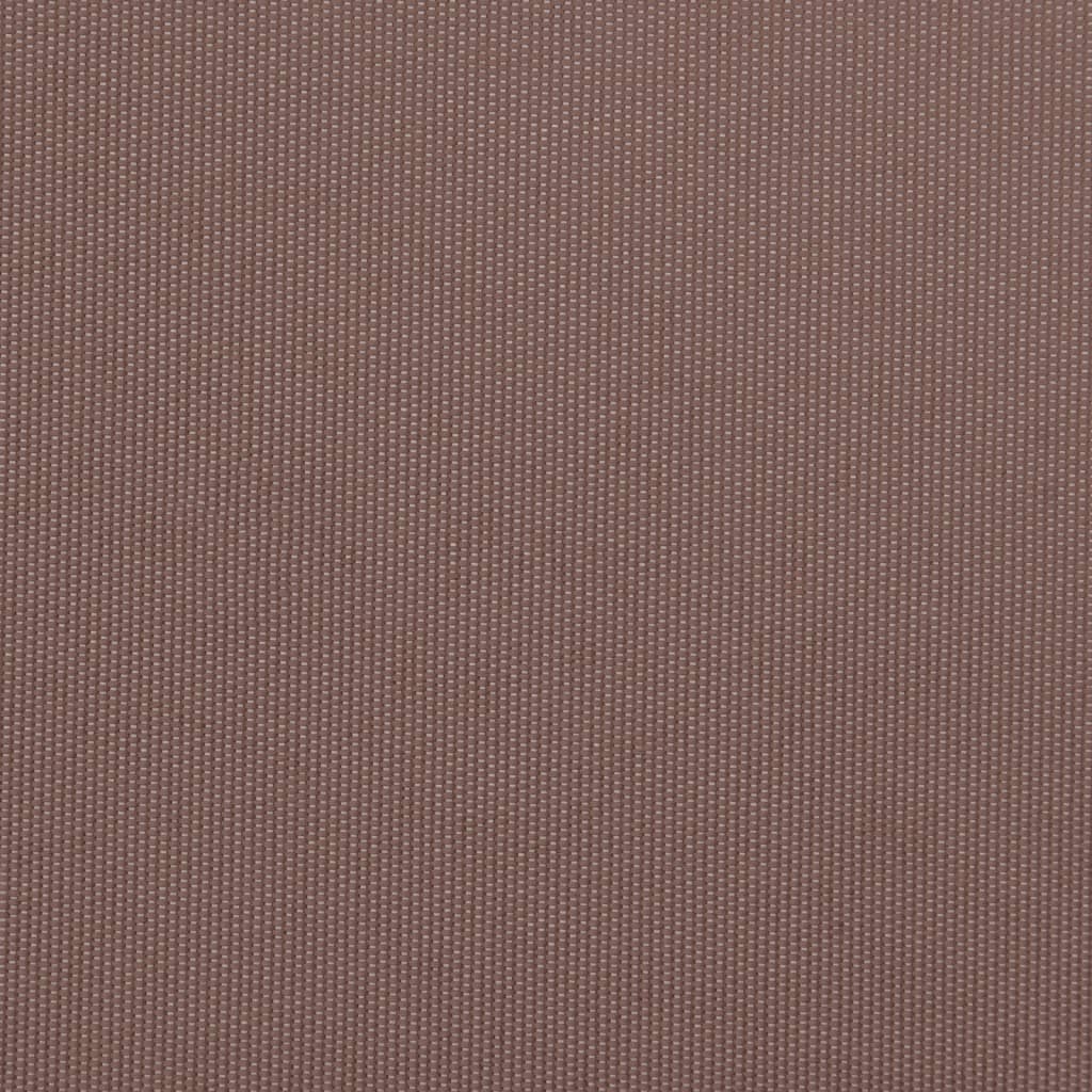 Manuell uttrekkbar markise med LED brun 500x350 cm