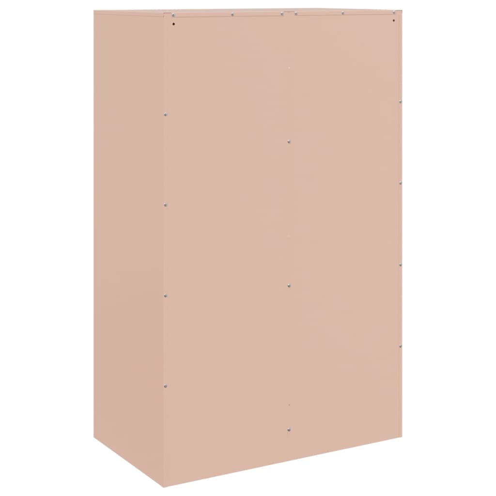 Skjenk rosa 67x39x107 cm stål