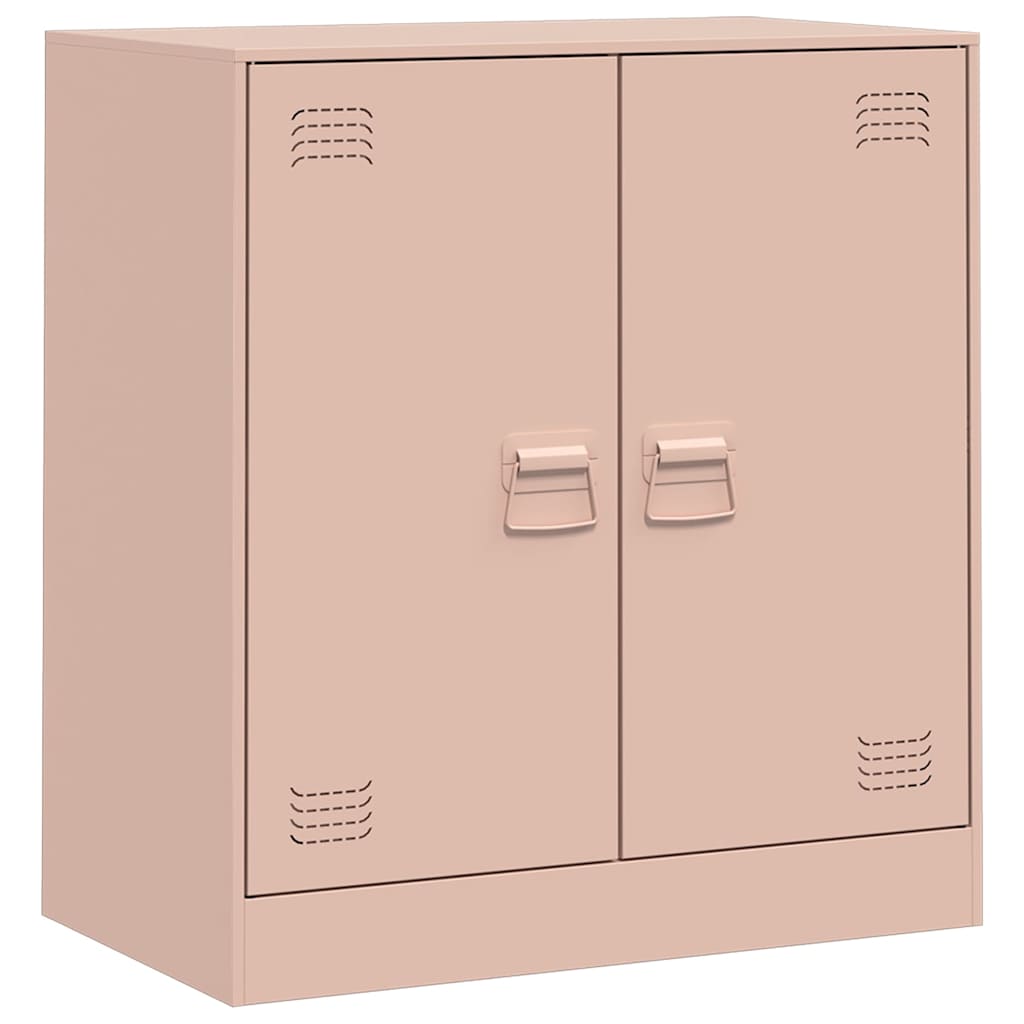 Skjenk rosa 67x39x73 cm stål