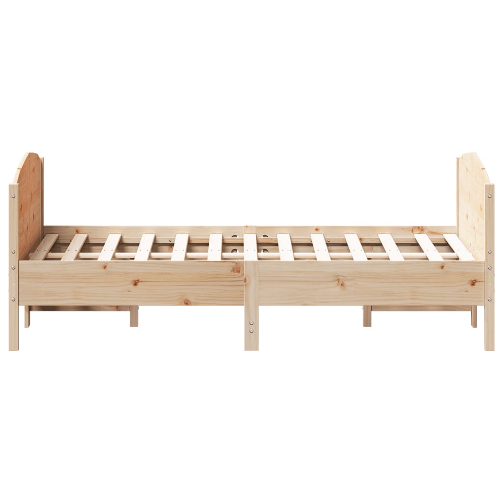 Sengeramme uten madrass 140x200 cm heltre furu