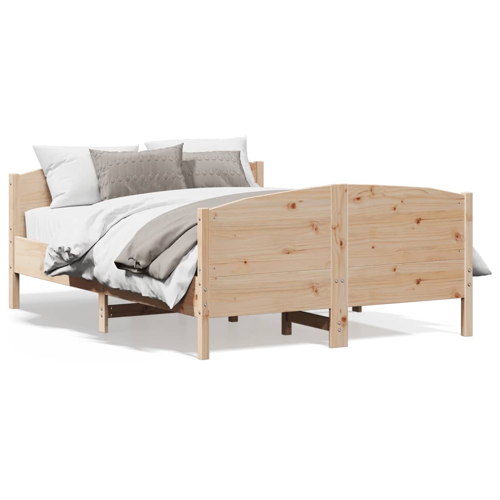 Sengeramme uten madrass 140x190 cm heltre furu