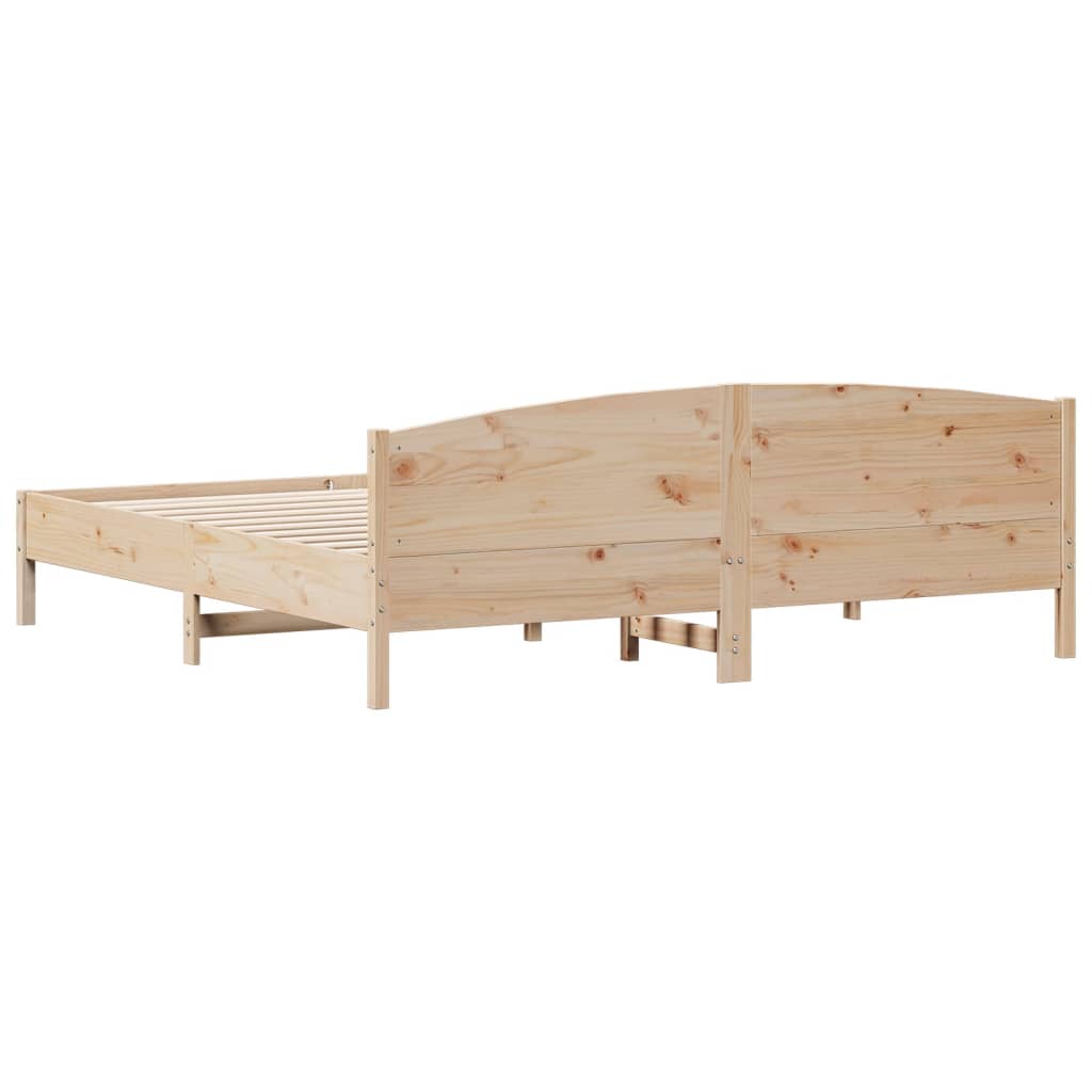 Sengeramme uten madrass 180x200 cm heltre furu