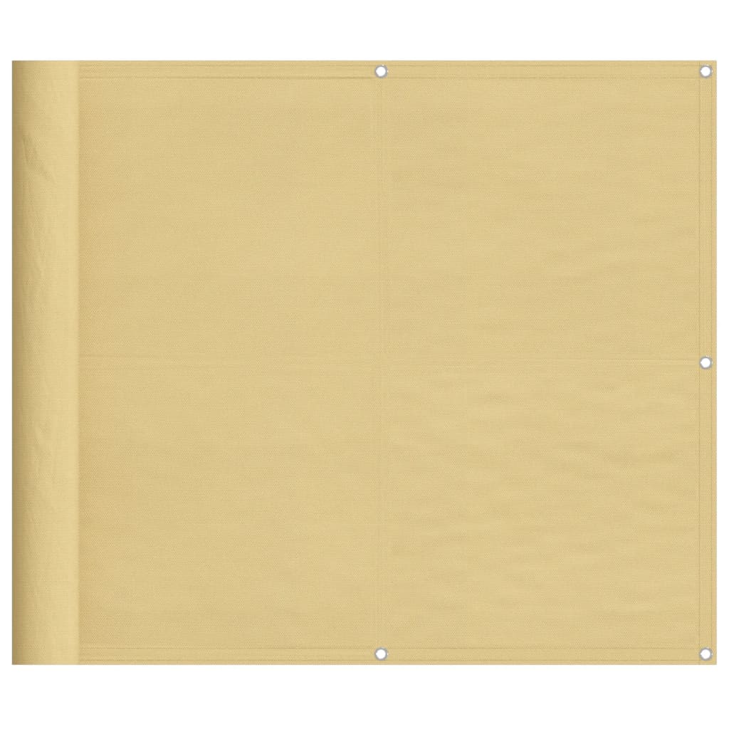 Balkongskjerm sand 90x300 cm 100% polyester oxford