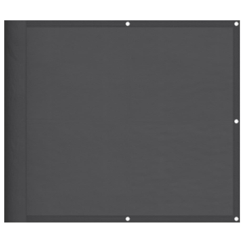 Balkongskjerm antrasitt 90x700 cm 100% polyester oxford