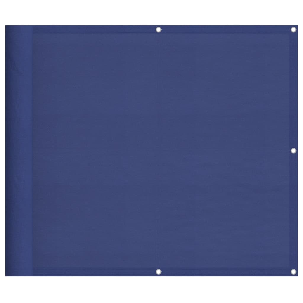 Balkongskjerm blå 90x1000 cm 100% polyester oxford
