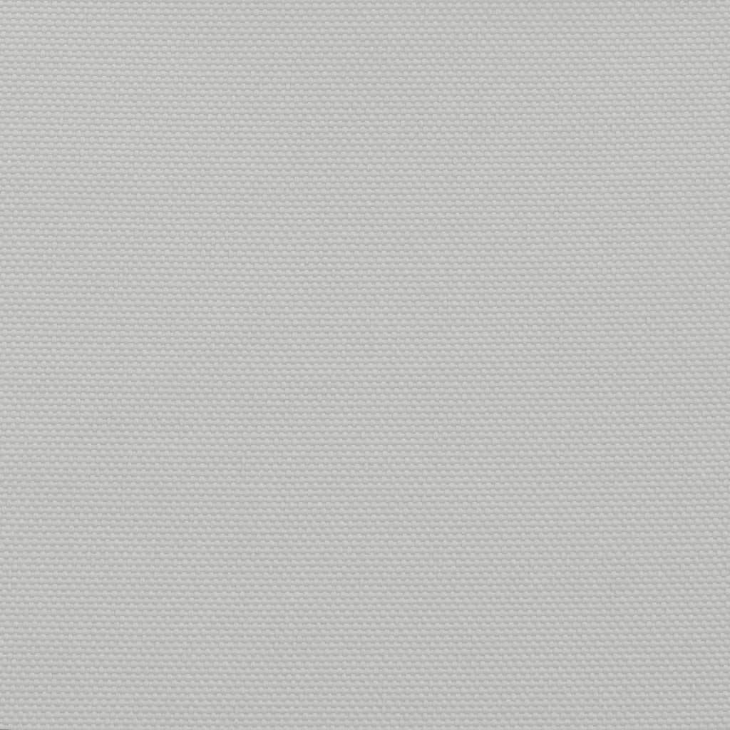 Solseil lysegrå 6x4 m 100% polyester oxford vidaXL