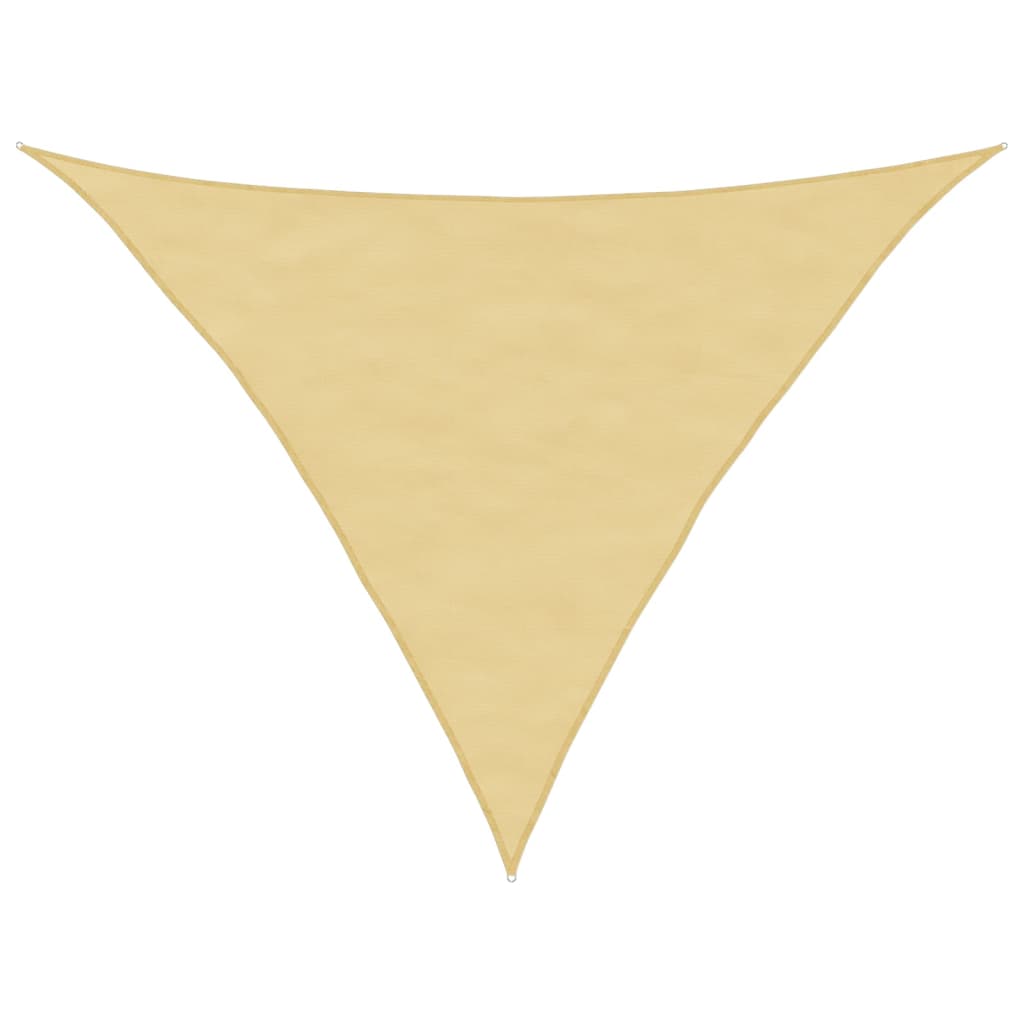 Solseil sand 5x5x6 m 100% polyester oxford