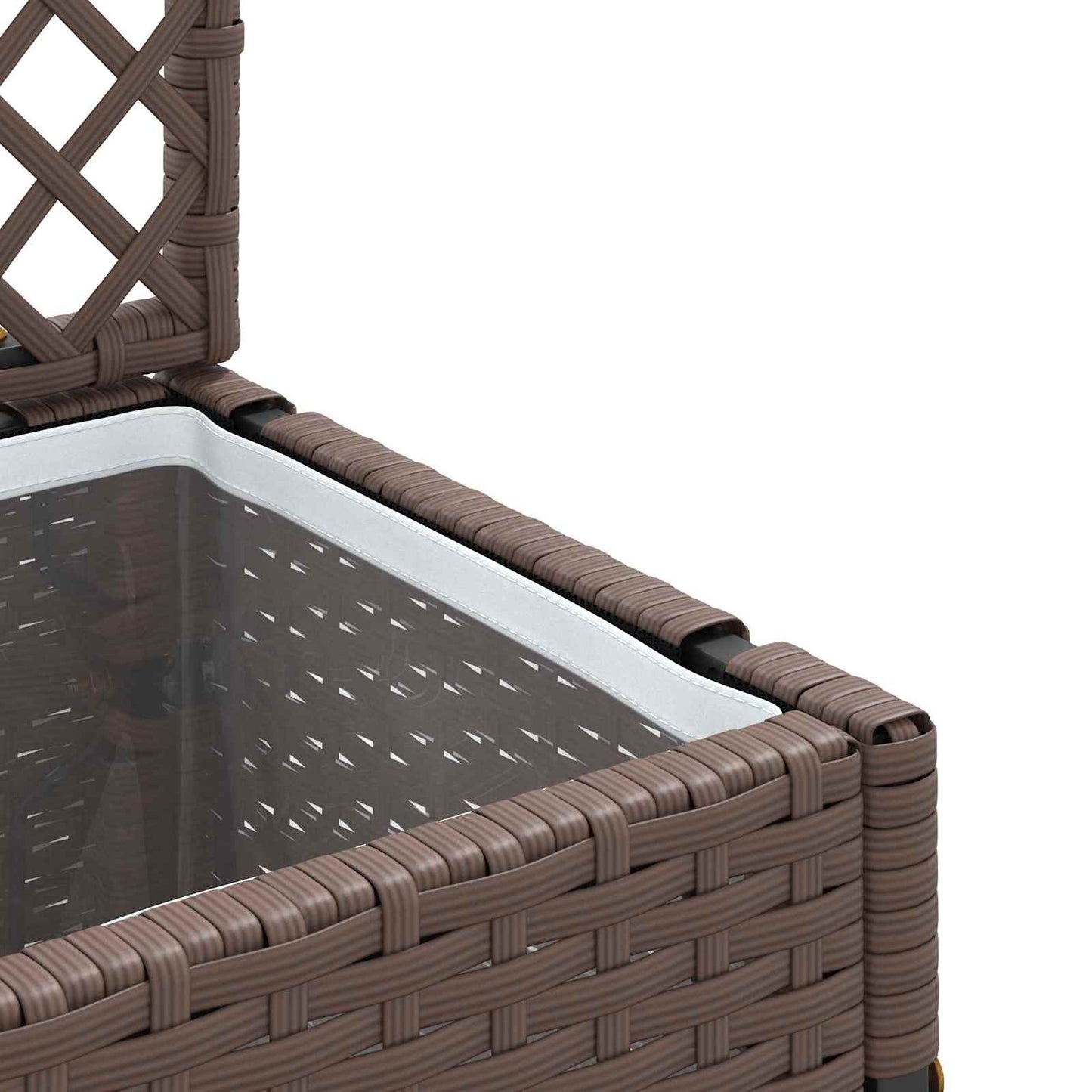 Hage Espalier Planter Brun 35 x 30 x 135 cm Metall