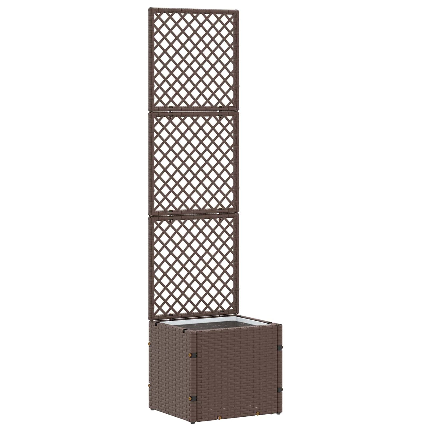 Hage Espalier Planter Brun 35 x 30 x 135 cm Metall