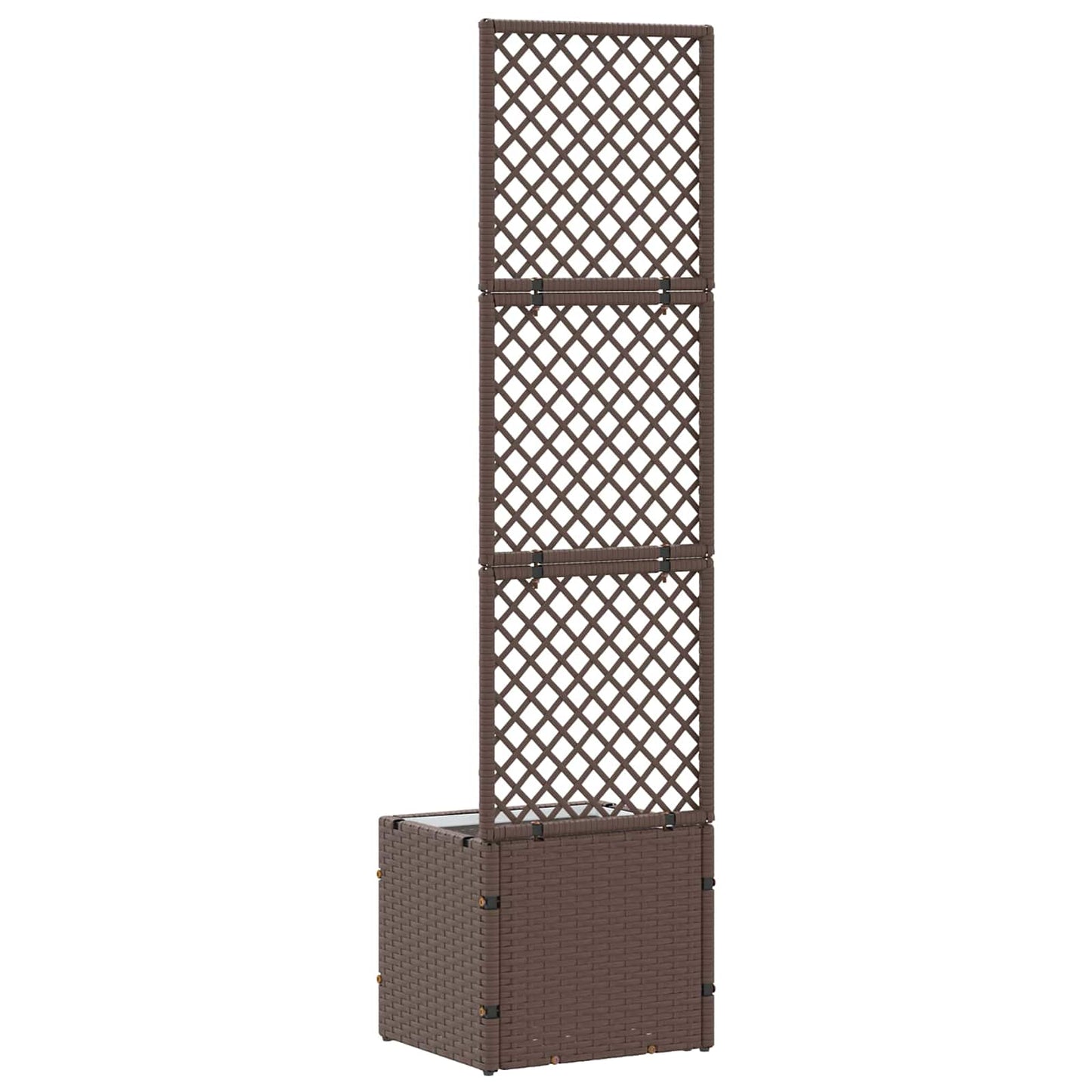 Hage Espalier Planter Brun 35 x 30 x 135 cm Metall
