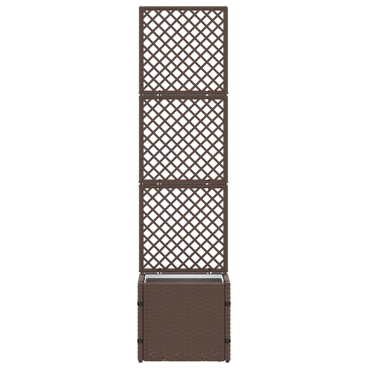 Hage Espalier Planter Brun 35 x 30 x 135 cm Metall