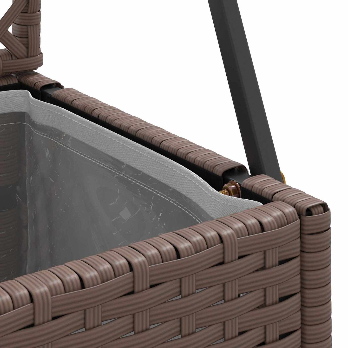 Hage Espalier Planter Brun 105 x 30 x 170 cm Metall
