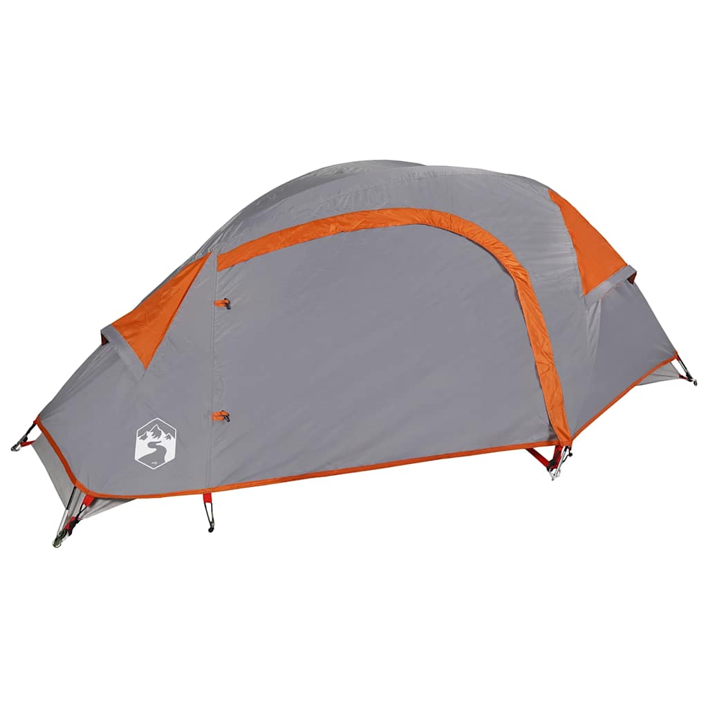 Campingtelt 1 person oransje vanntett