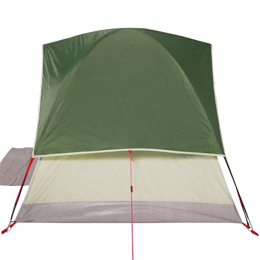 Kuppeltelt for camping 2 personer grønn vanntett
