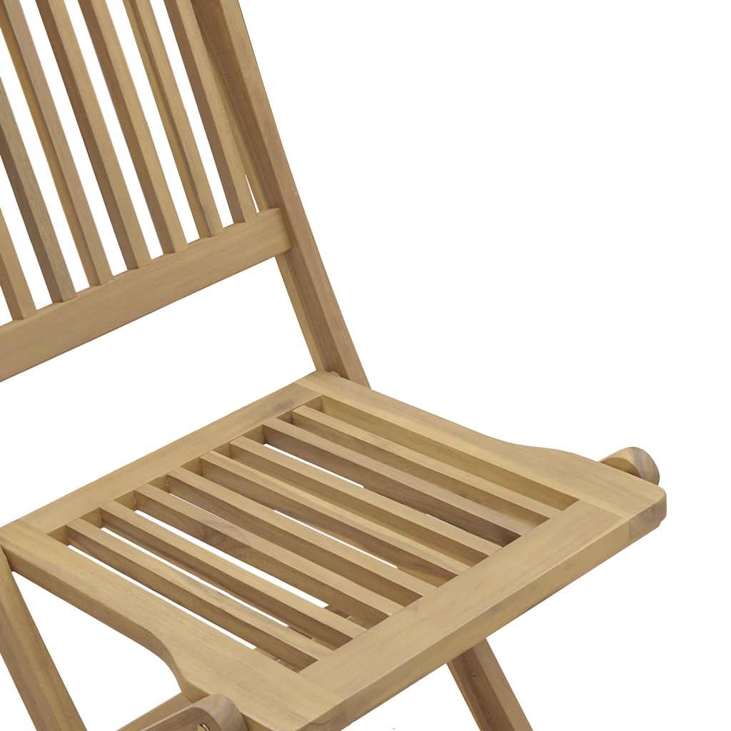 Sammenleggbare hagestoler 4 stk 44x50x88 cm heltre akasie