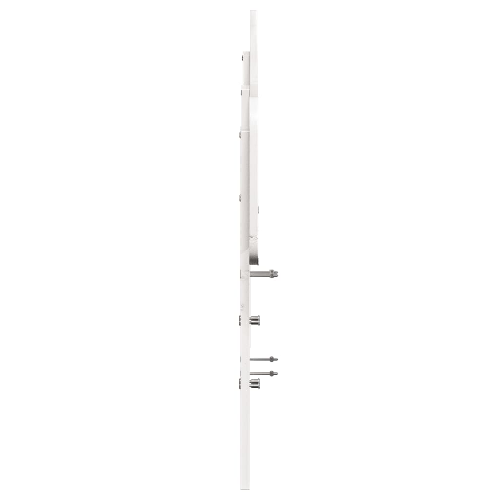 Hodegavl hvit 160 cm heltre furu