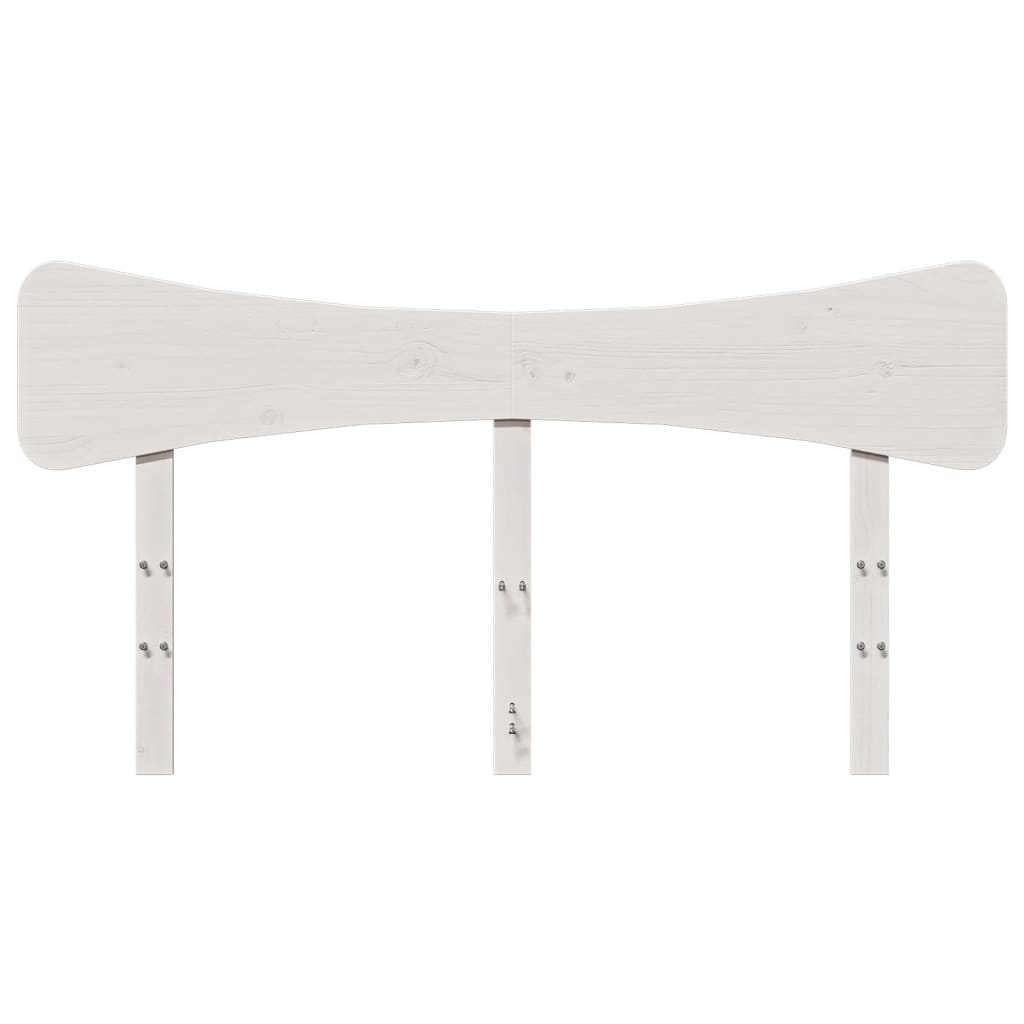 Hodegavl hvit 150 cm heltre furu