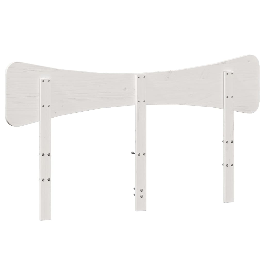 Hodegavl hvit 150 cm heltre furu