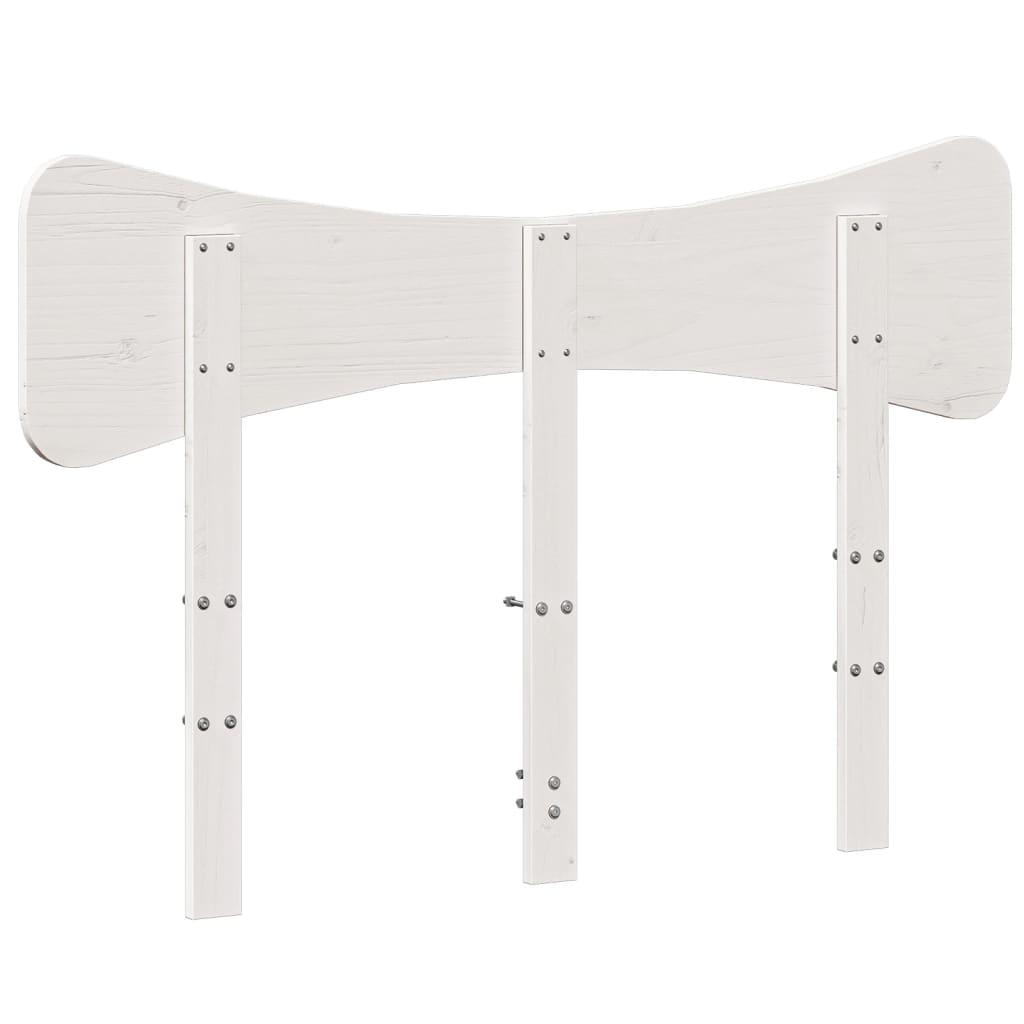Hodegavl hvit 120 cm heltre furu