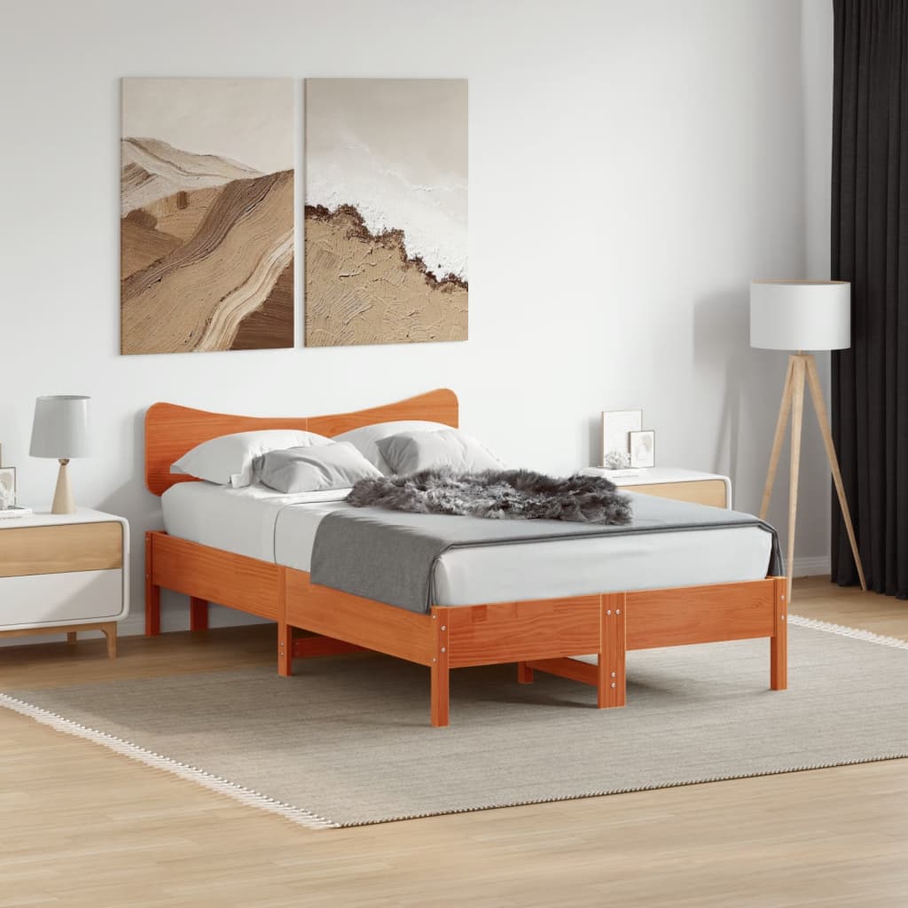 Hodegavl voksbrun 120 cm heltre furu