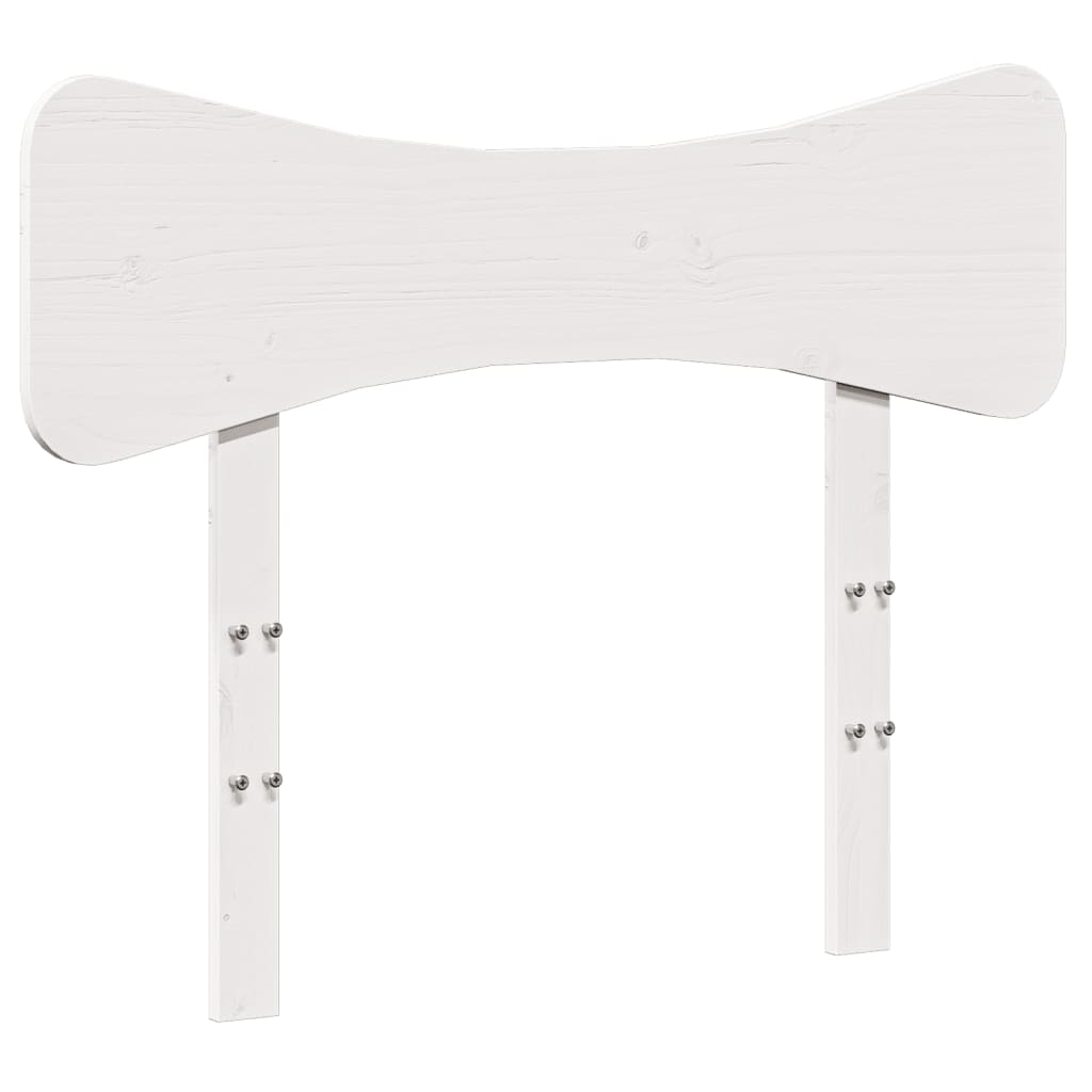 Hodegavl hvit 100 cm heltre furu