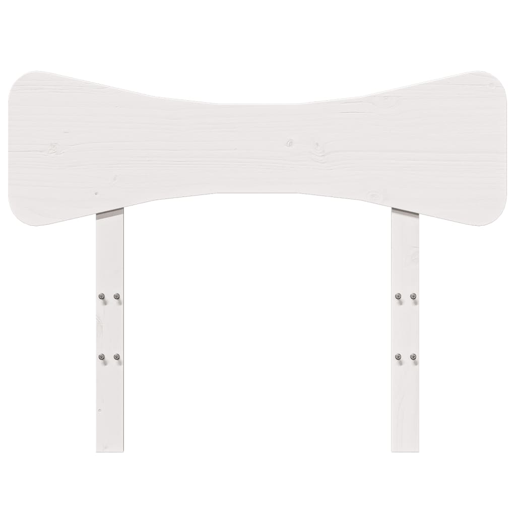 Hodegavl hvit 100 cm heltre furu