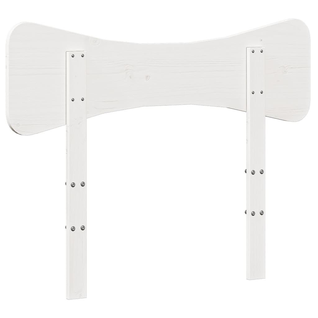 Hodegavl hvit 100 cm heltre furu