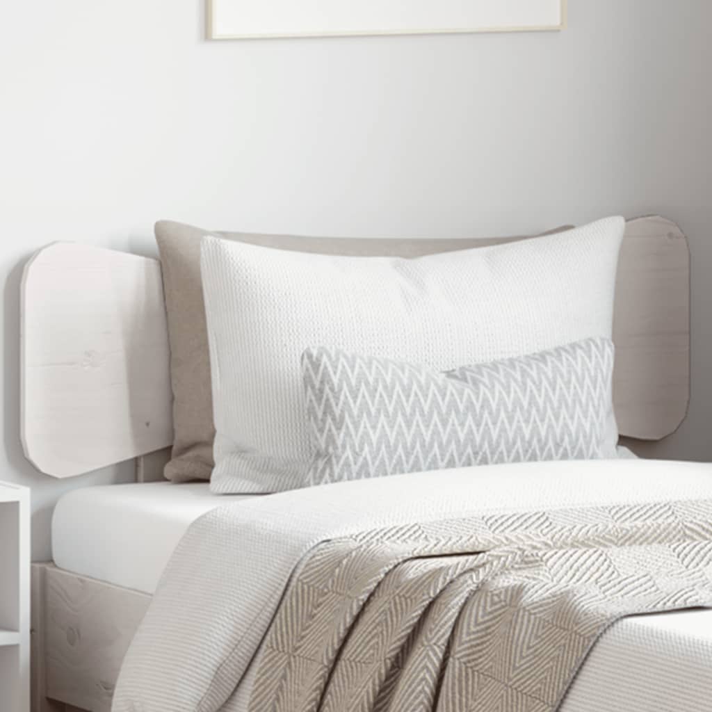Hodegavl hvit 100 cm heltre furu