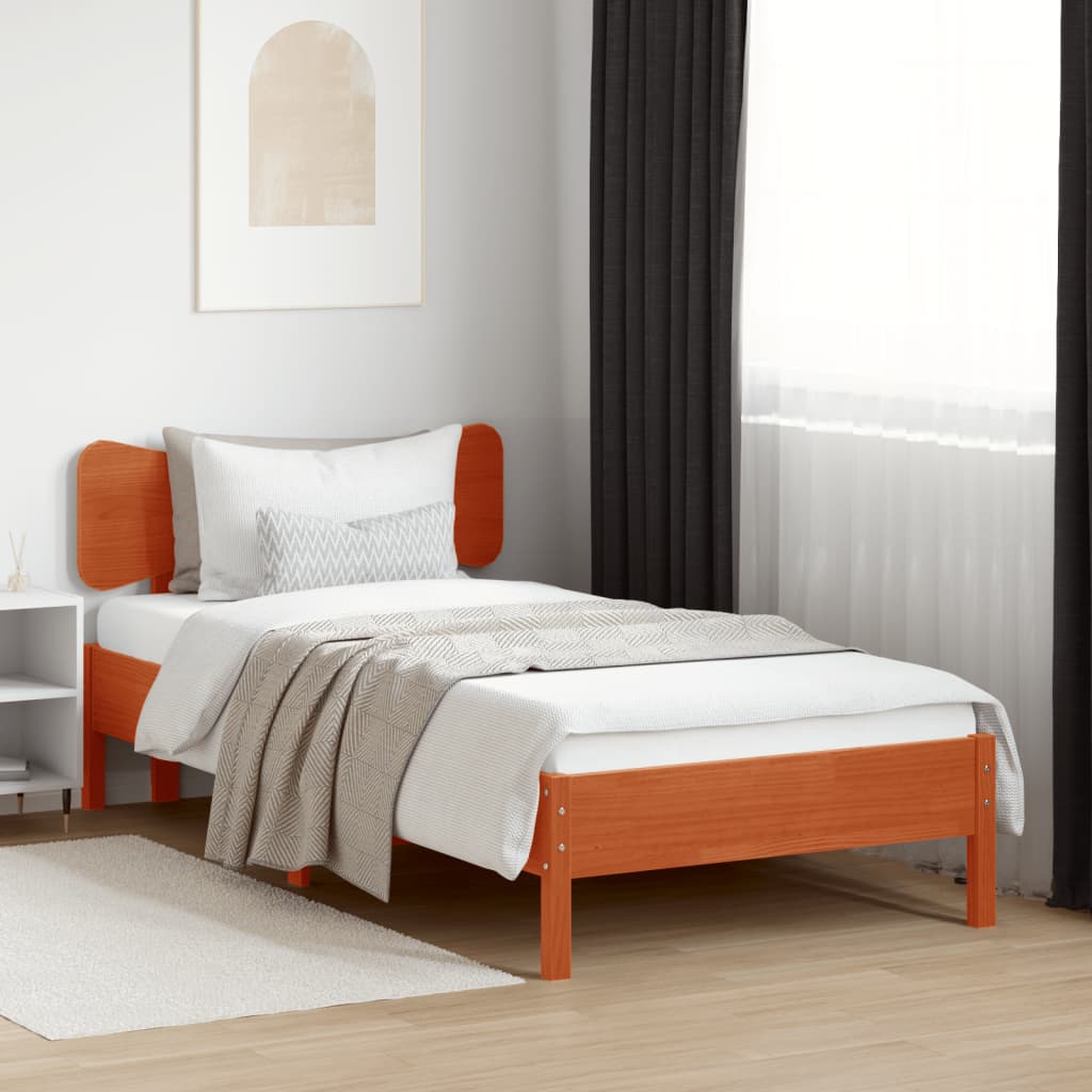 Hodegavl voksbrun 100 cm heltre furu
