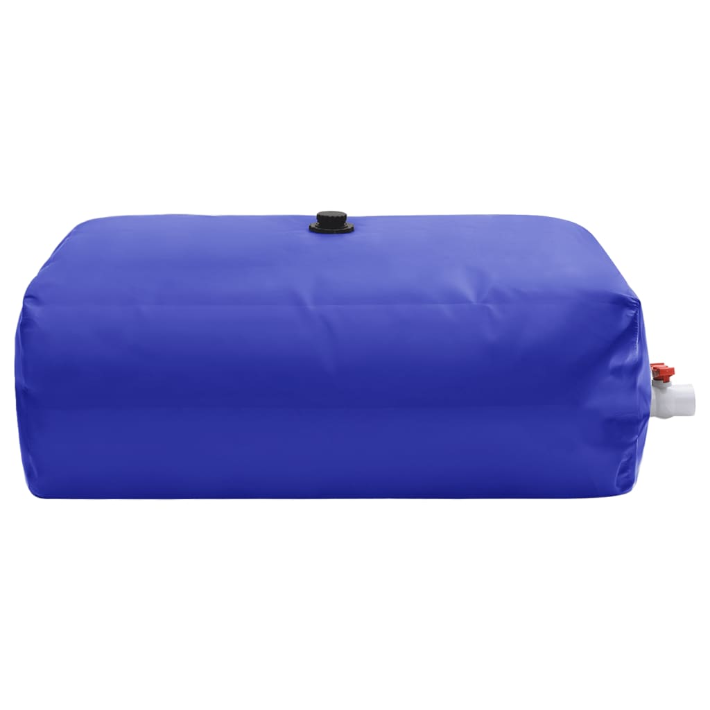 Vanntank med kran sammenleggbar 360 L PVC vidaXL