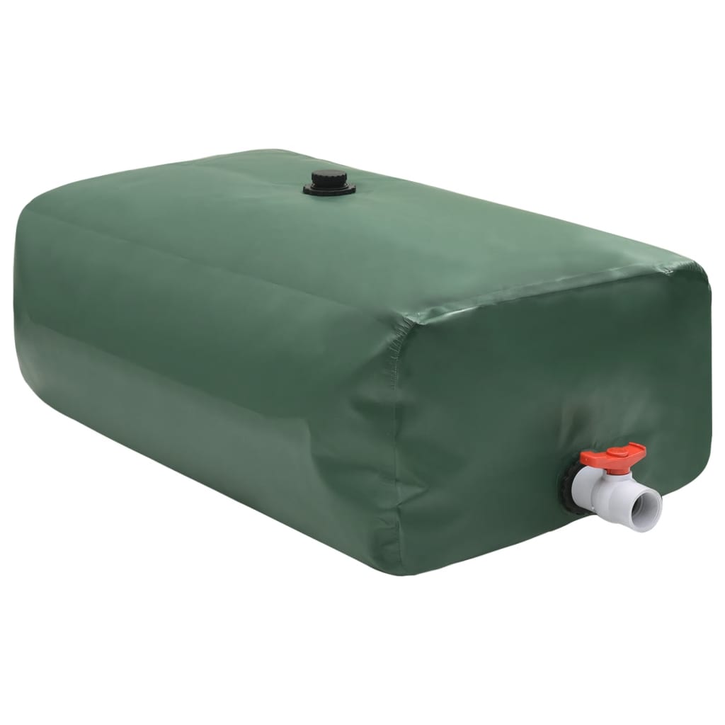 Vanntank med kran sammenleggbar 670 L PVC vidaXL