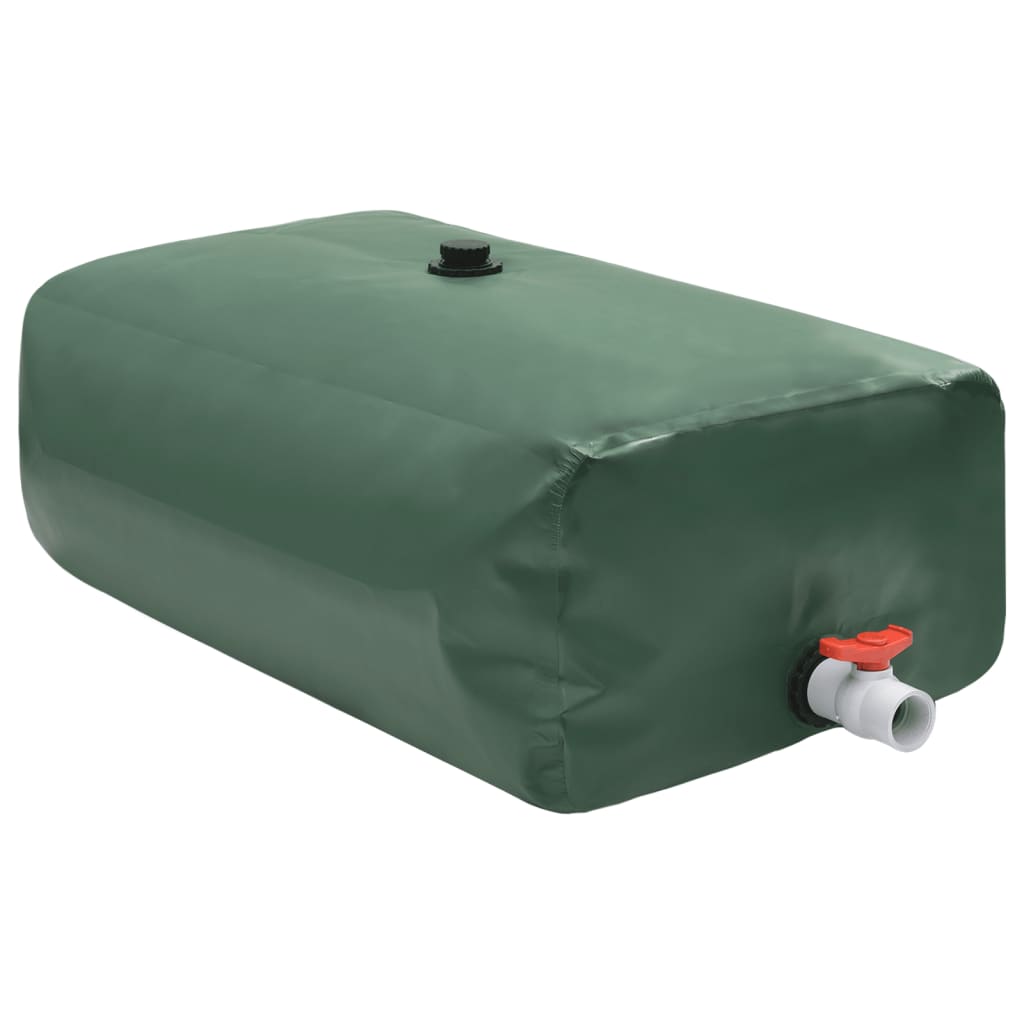 Vanntank med kran sammenleggbar 1500 L PVC