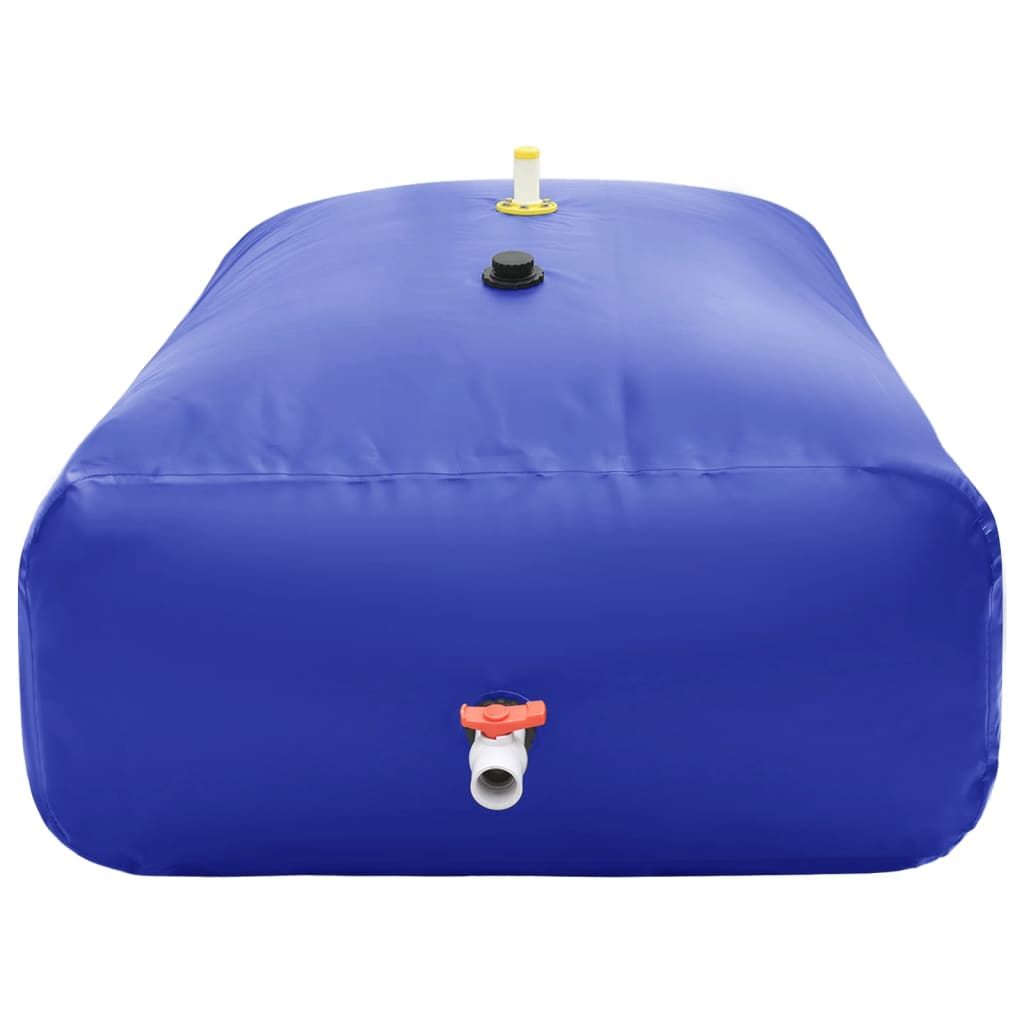 Vanntank med kran sammenleggbar 3000 L PVC vidaXL
