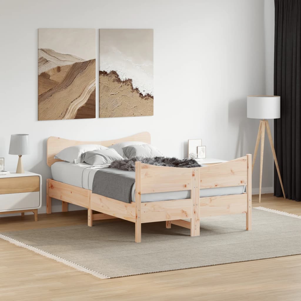 Sengeramme uten madrass 120x190 cm heltre furu