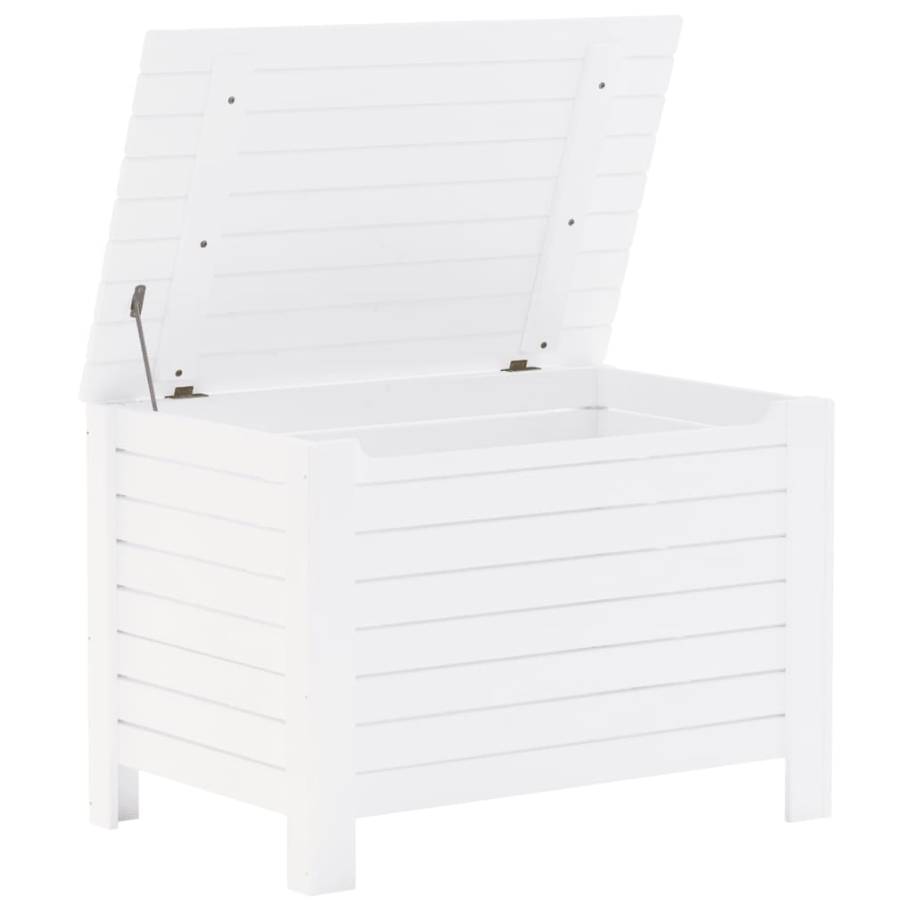 Putekasse med lokk RANA hvit 100x49x54 cm heltre furu