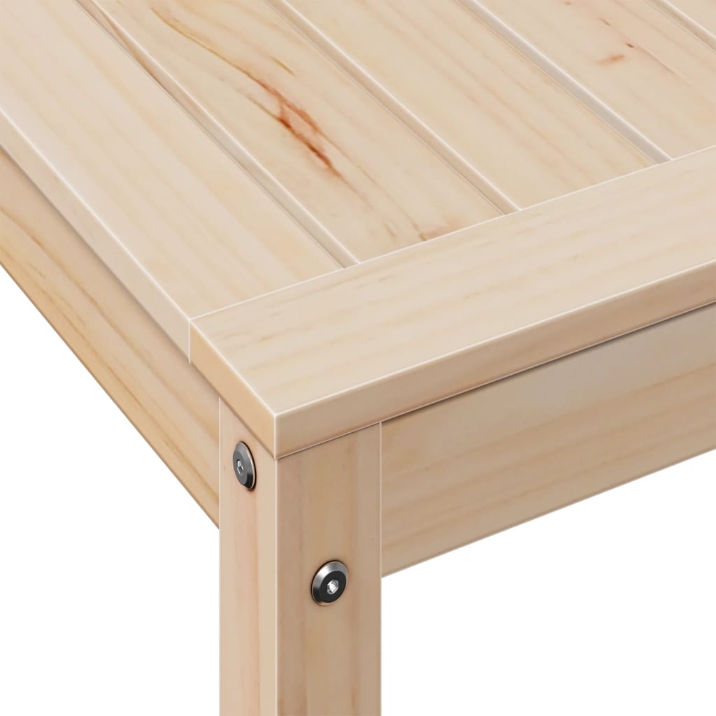 Pottebord med hylle 108x50x75 cm heltre furu vidaXL