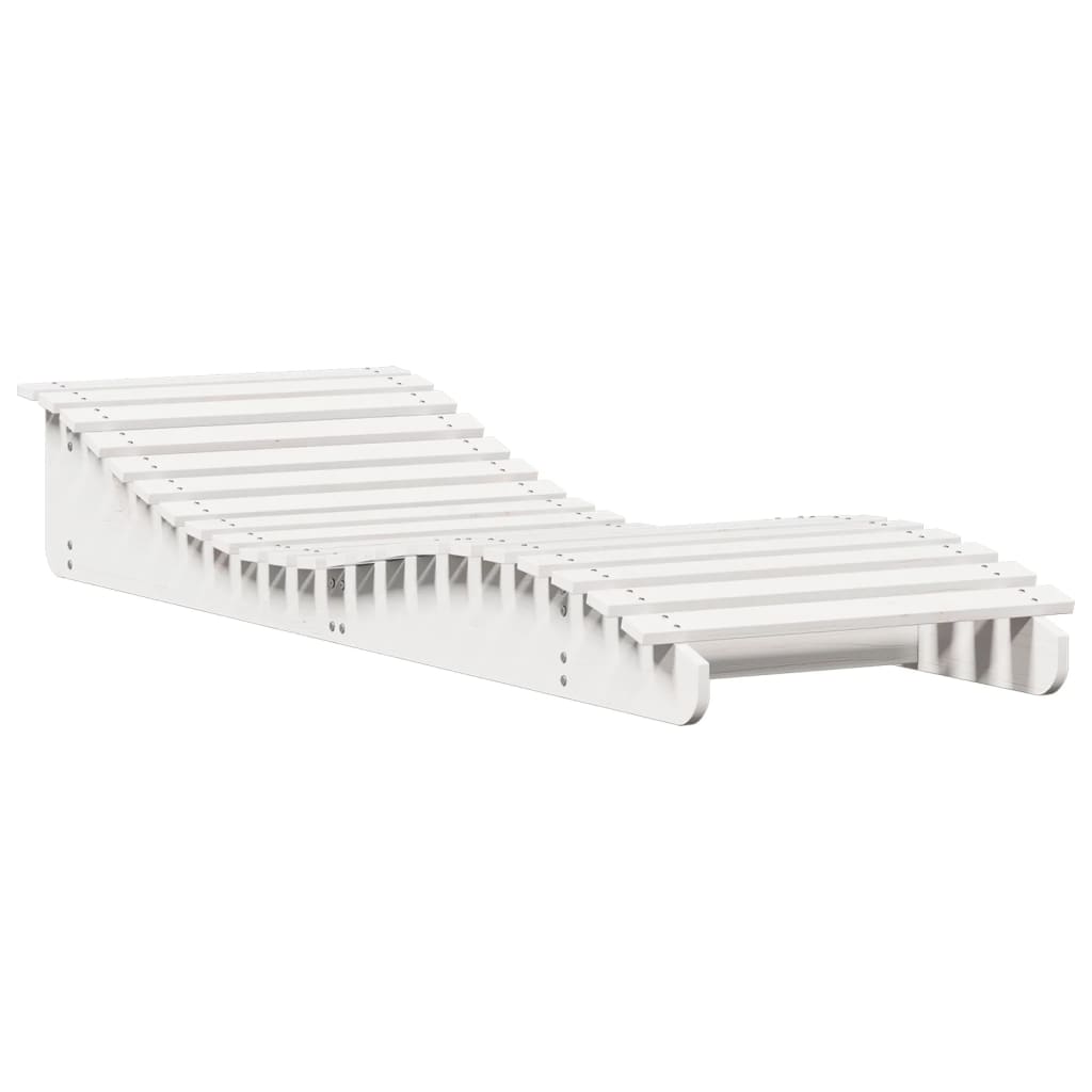 Solseng hvit 205x70x31,5 cm heltre furu