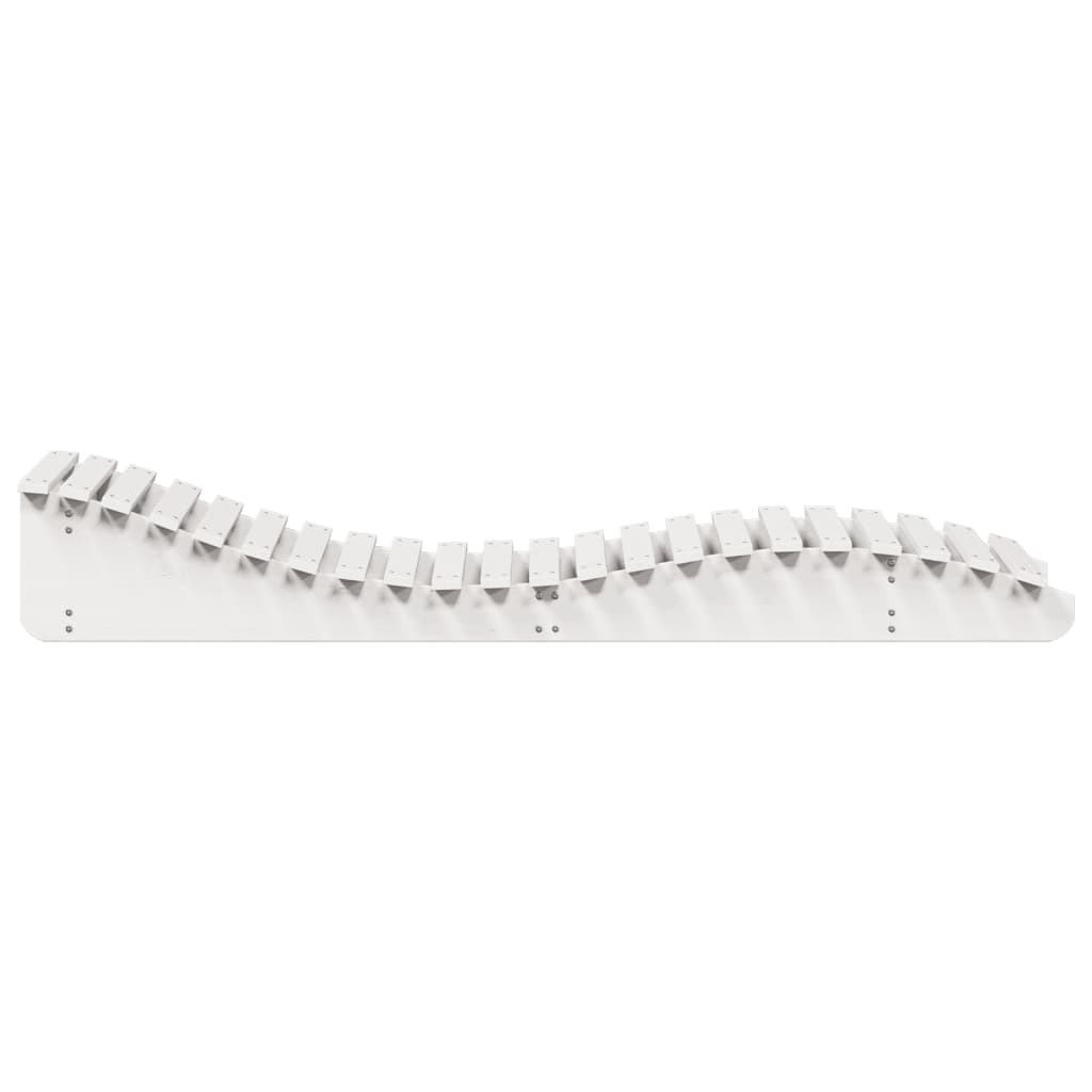 Solseng hvit 205x70x31,5 cm heltre furu