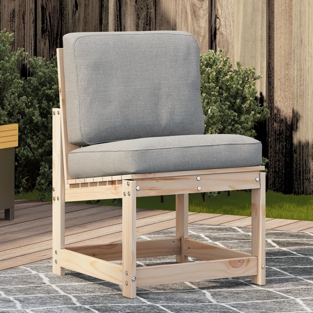 Hagestol 50,5x55x77 cm heltre furu