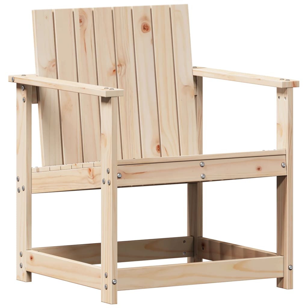 Hagestol 62x56x77 cm heltre furu