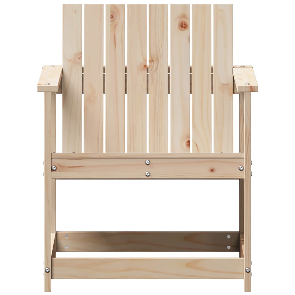 Hagestol 62x56x77 cm heltre furu