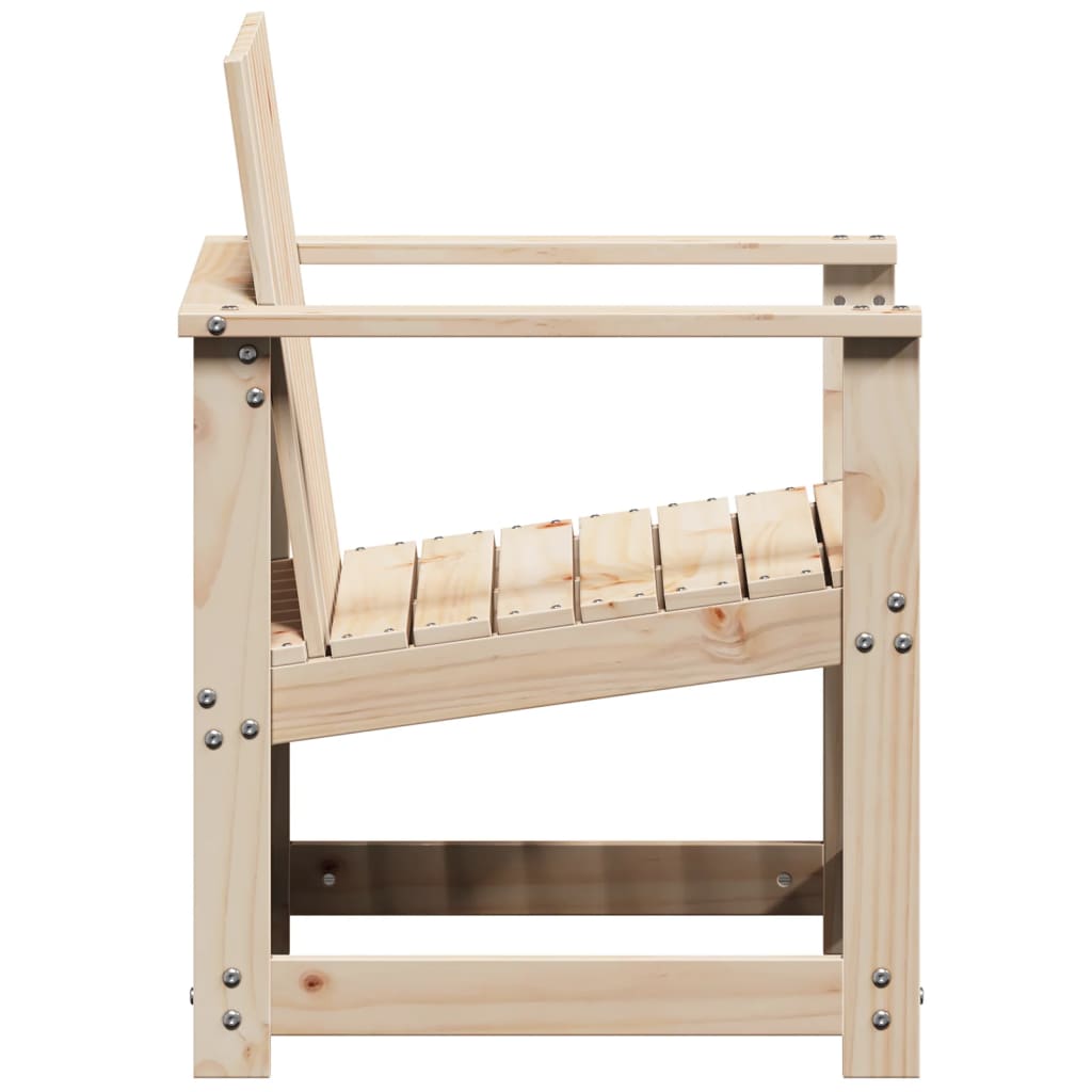 Hagestol 62x56x77 cm heltre furu