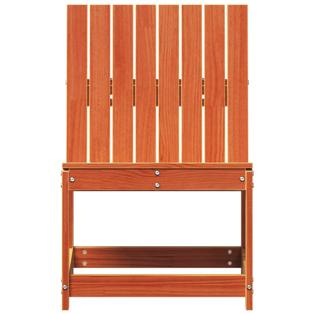 Hagestol voksbrun 50,5x55x77 cm heltre furu