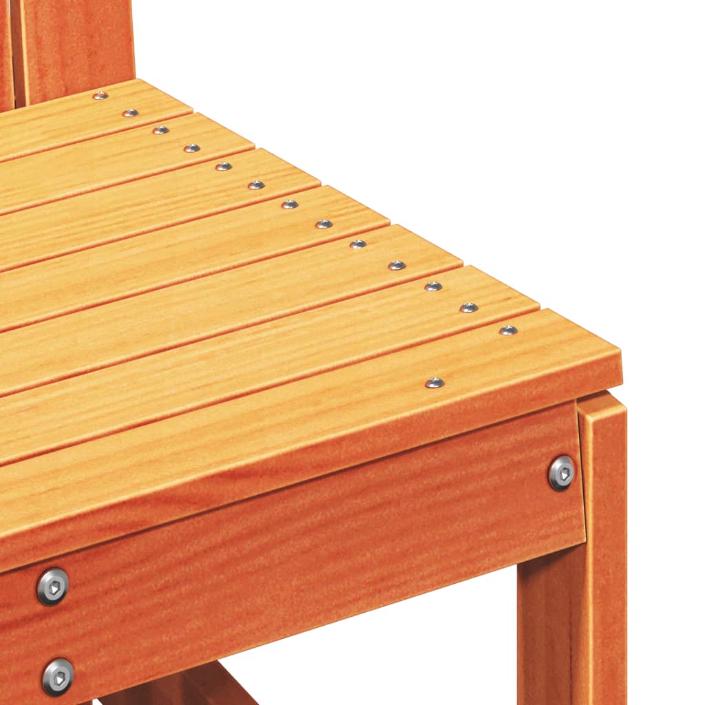 Hagestol voksbrun 50,5x55x77 cm heltre furu