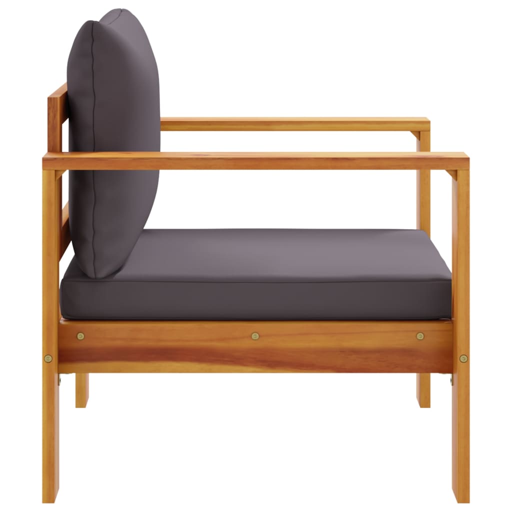 Hagesofastol med puter heltre akasie