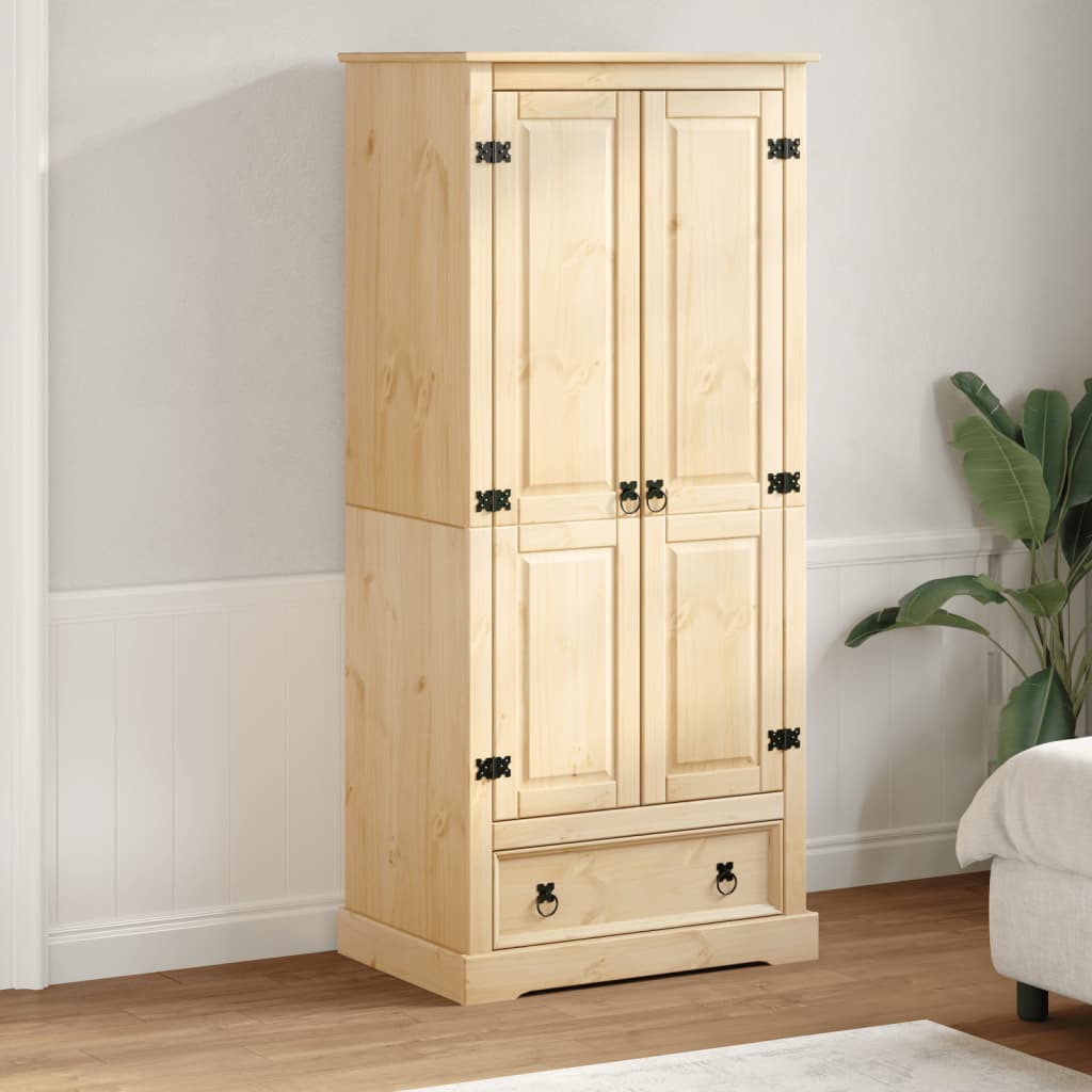 Garderobe Corona 76x50x170 cm heltre furu
