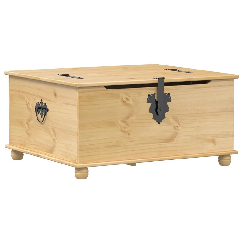 Oppbevaringsboks Corona 90x78x45 cm heltre furu